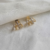 Brinco Ear Hook com Design 4 Fios Banhado em Ouro 18k
