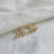 Brinco Ear Hook com Design 4 Fios Banhado em Ouro 18k - comprar online
