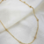 Colar longoCorrente Mini Bolinhas Banhada a Ouro 18K - comprar online