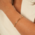 Bracelete Craquelado Banhado a Ouro 18K