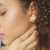 Ear Cuff Gota Banhado a Ouro 18k