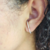 Ear Hook Bolinha Banhado a Prata 925 - comprar online
