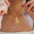 Colar Corrente Veneziana Com Pingente Flor Grande e Vazada Banhada a Ouro 18K - comprar online