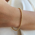 Pulseira Elo Baiano Banhada a Ouro 18k