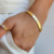 Pulseira Fita 6MM banhada a Ouro 18K - comprar online