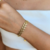 Pulseira Corrente Relógio Banhada a Ouro 18K
