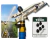 Aspersor Canhao Agricola TRAK Irrigacao Jardim Raio ate 36 Metros