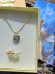 SET DE CADENA CON ANILLO - CORAZON BLANCO - comprar online