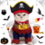 Disfraz Gato Halloween Disfraces De Pirata Perro Mascotas - comprar online