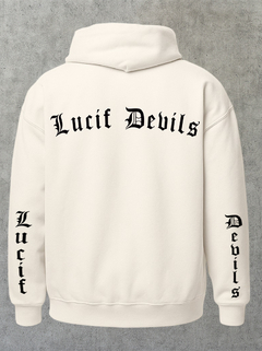 Hoodie - LUCIF DEVIL'S - Cream - comprar online