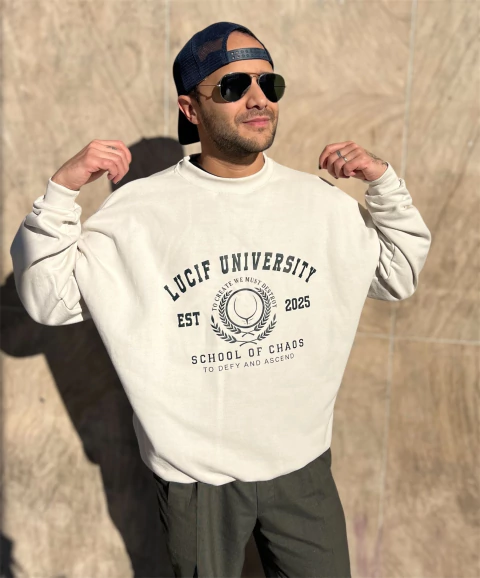 Buzo - LUCIF UNI - CREAM - comprar online