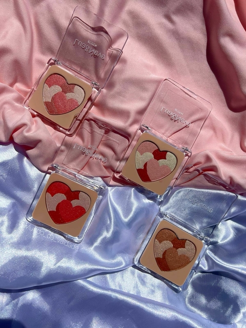 Blush coração lua e neve