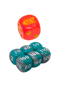 Pokémon Kit 7 Dados D6 Oficial