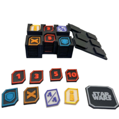 Kit de Tokens para o Jogo Star Wars Unlimited