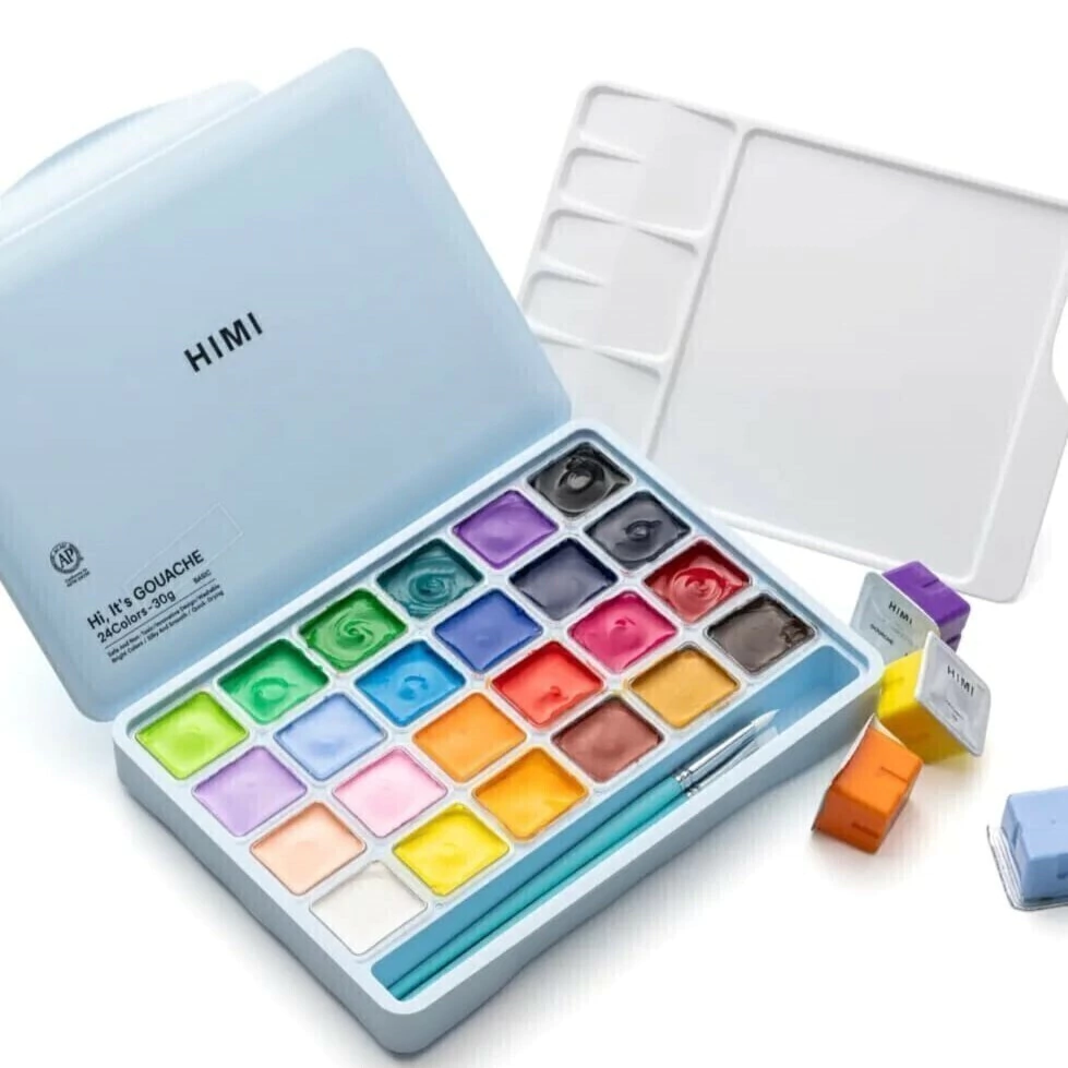 HIMI - GOUACHE 24 COLORES /30GR