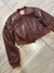 jacket bomber crop- bordo (leer descrip) - tienda online