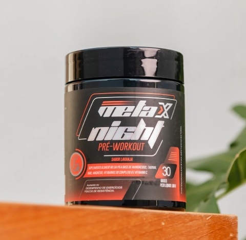 Pré Treino Noturno Alta Performance 300g METAX Night - comprar online