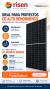 Panel Solar Risen 545W Mono PERC Bifacial - Fusión Solar | Baterías e Inversores Solares