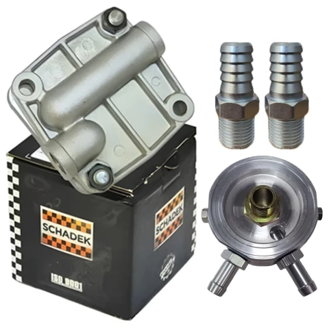 Bomba Oleo VW Ar Fusca Externa Schadek Com Niples e Flange