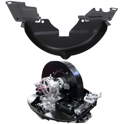 Lataria Motor Saia Polia Fusca Kombi Preto Empi