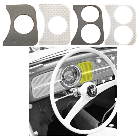 Tela Inox e Anti Ruido Grade Direita Menor Painel Fusca