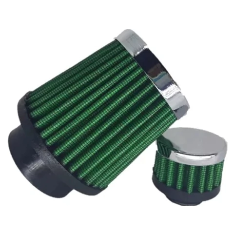 Filtro de Ar Carburador Fusca e Filtro Respiro Oleo Verde RKR