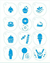 Stencil Litoarte STMI 024 - Kit Mini Stencil de Doces - 17X21 cm