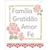 Stencil OPA2890 - Frase Família - 20X25 cm - comprar online