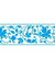 Stencil Litoarte STE 344 - Arabescos e Folhas - 10X30 cm