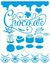 Stencil Litoarte STR 222 - Chocolate - 20X25 cm