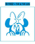 Stencil S1162 - Rostinho Minnie - 14X14 cm