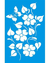 Stencil Litoarte ST 027 - Flores e Borboleta - 21X34 cm