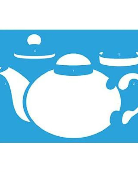 Stencil Litoarte ST 163 - Bule de Leite - 21X34 cm