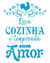 Stencil Litoarte STR 225 - Frase : Essa Cozinha... - 20X25 cm