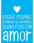 Stencil OPA1754 - Frase Com Amor - 15X20 cm