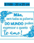 Stencil S1189 - Frase : Mãe com Moldura - S1189 - 20X25 cm