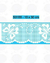 Stencil S0155 - Barrado Borboleta - 10X30 cm