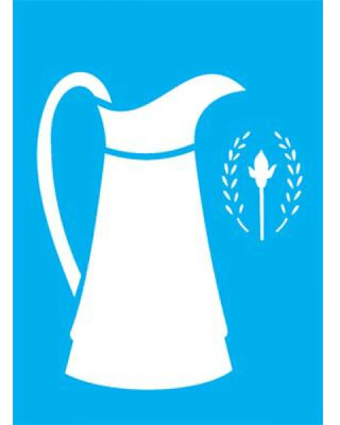 Stencil OPA1758 - Jarra - 15X20 cm