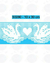 Stencil S0280 - Barrado Cisne - 10X30 cm