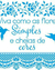 Stencil Litoarte STXX 219 - Frase: Viva Como as Flores... - 20X20 cm