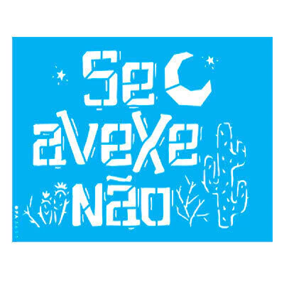 Stencil OPA3651 - Cultura Cordel/Nordeste - 15X20 cm