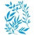 Stencil Litoarte STRL 018 - Folhas Diversas - 20X25 cm