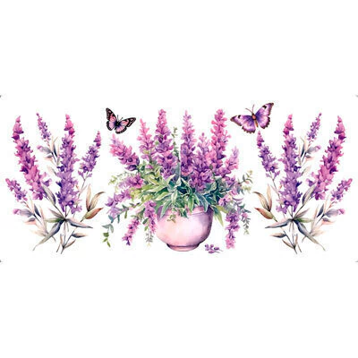Transfer Têxtil TTB5L 008 - Lavanda - 27,50X12,80 cm - comprar online