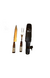 Set parrillero - Cuchillo de acero inoxidable y trinche con mango de madera y hueso