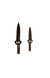 Cuchillo de madera y acero inoxidable 20cm