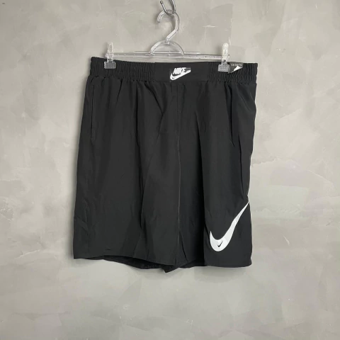 Bermuda Tactel Fino C/ Elástico Refletivo NK DSwoosh Preto
