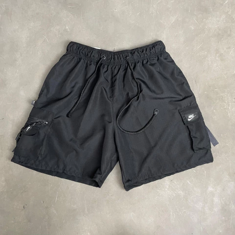 Short Tactel c/ Cordão NK Cargo Preto