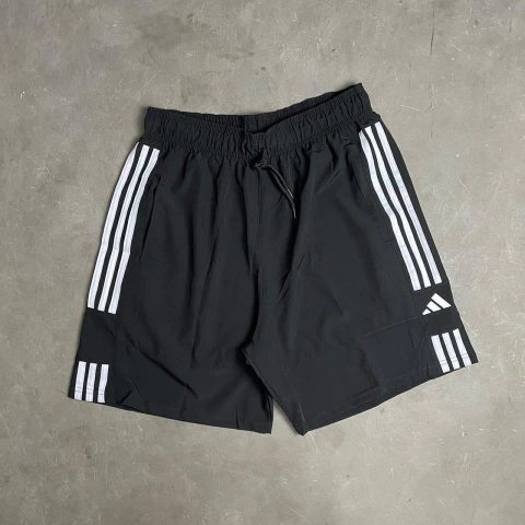 Short Tactel C/ Elástico ADD 3 Listras Logo