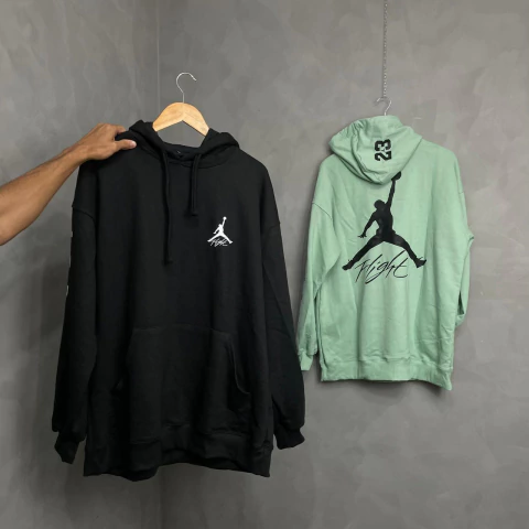 Blusa Moletom Canguru JRD Logo na Manga