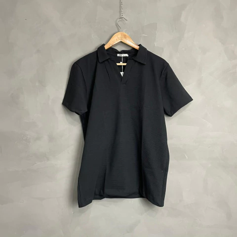 Camisa Polo Texturizada ZARA Luxo